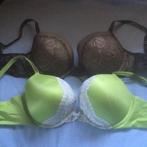 VS Victoria Secret Very Sexy Push Up Bra Sz 36DD